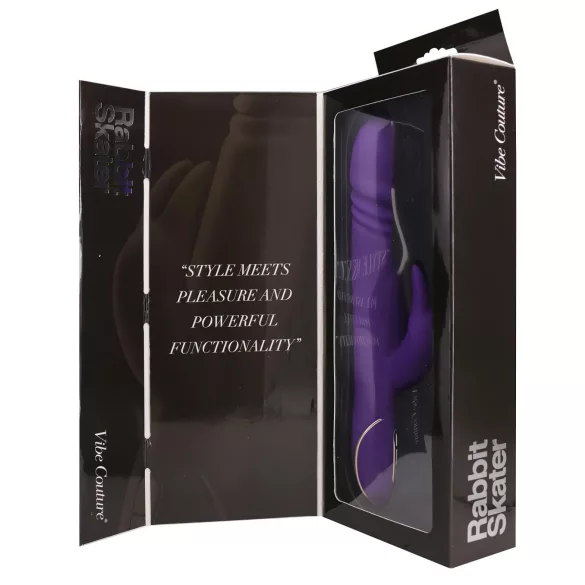 Vibe Couture trusīša vibrators ar kustīgu galu, violets