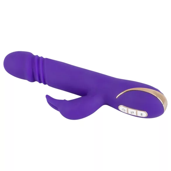 Vibe Couture trusīša vibrators ar kustīgu galu, violets