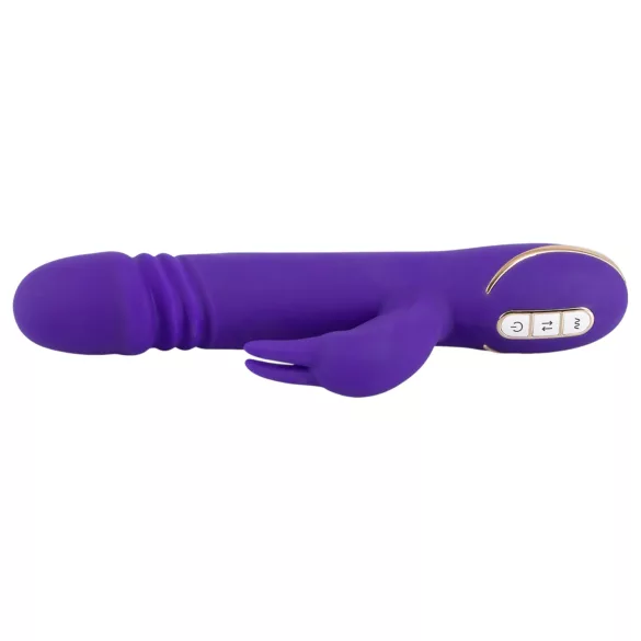 Vibe Couture trusīša vibrators ar kustīgu galu, violets