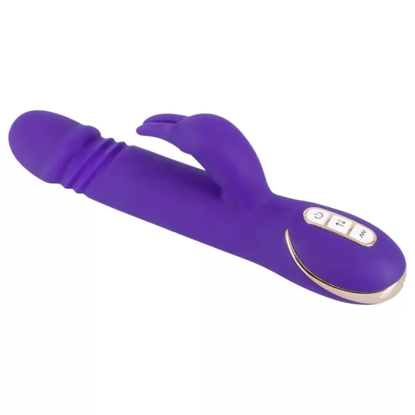 Vibe Couture trusīša vibrators ar kustīgu galu, violets