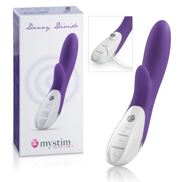 mystim Danny Divido - klitora vibrators ar vibrāciju, lillā