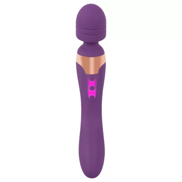 Javida Double - vibrators masāžai dubultais violets