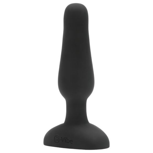 b-Vibe Novice - anālais vibrators iesācējiem melns