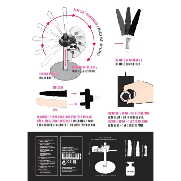 You2Toys - Big Bang Penetrator - tīkla seksa mašīna