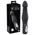 You2Toys - anālais vibrators ar bīdāmu funkciju melns
