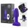 b-Vibe Rimming - rotējošs pērlīšu anālais vibrators (violets)