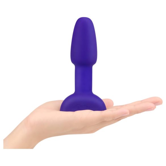 b-Vibe Rimming - rotējošs pērlīšu anālais vibrators (violets)