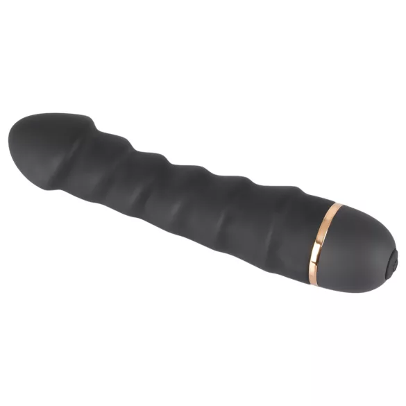 You2Toys - vibrators Bendy Ripple ar reljefu melns