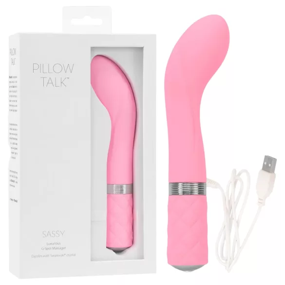 Pillow Talk Sassy - uzlādējams G-punkta vibrators (rozā)