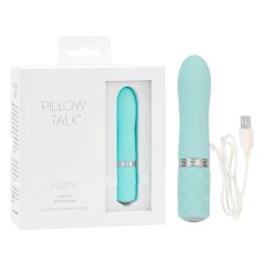   Pillow Talk Flirty - akumulators stienis vibrators (tirkīza)
