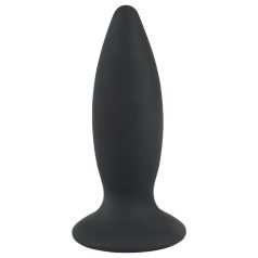   Black Velvets anālais vibrators iesācējiem, mazs, melns, uzlādējams