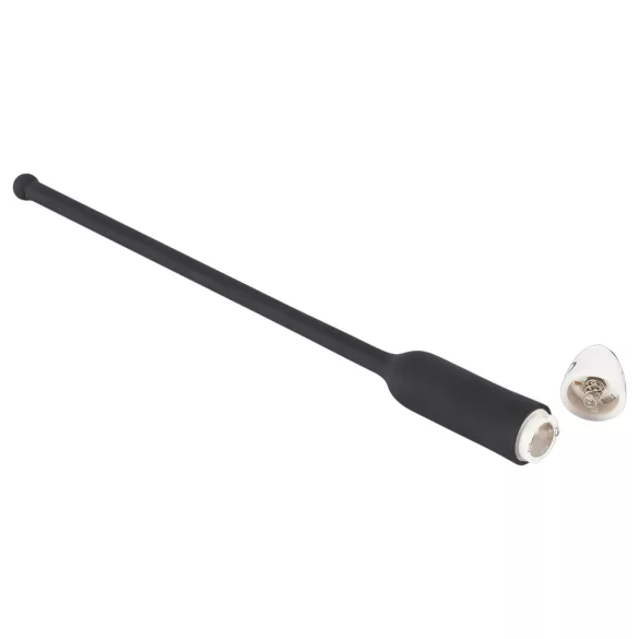You2Toys vibrējošs silikona dilators, melns, 8-11 mm