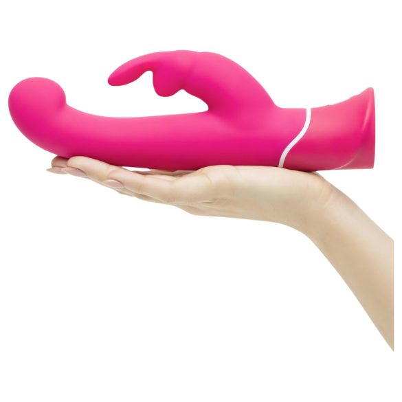 Happyrabbit G-punkta vibrators ar klitora stimulatoru ūdensizturīgs rozā