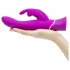 Happyrabbit Curve - vibrators ar klitora stimulatoru, ūdensizturīgs, violets