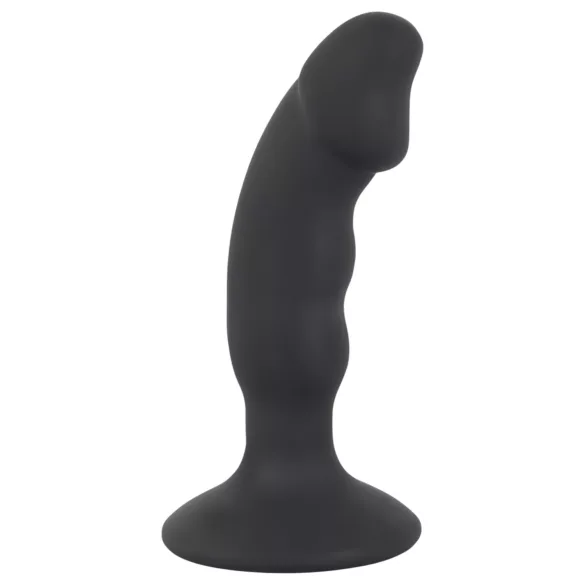 Black Velvets - anālais vibrators ar dildo, uzlādējams, melns