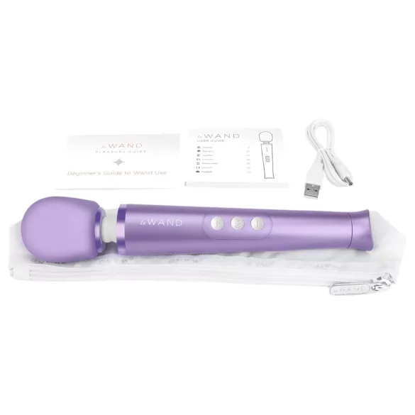 Le Wand Petite - masāžas vibrators ar akumulatoru violets