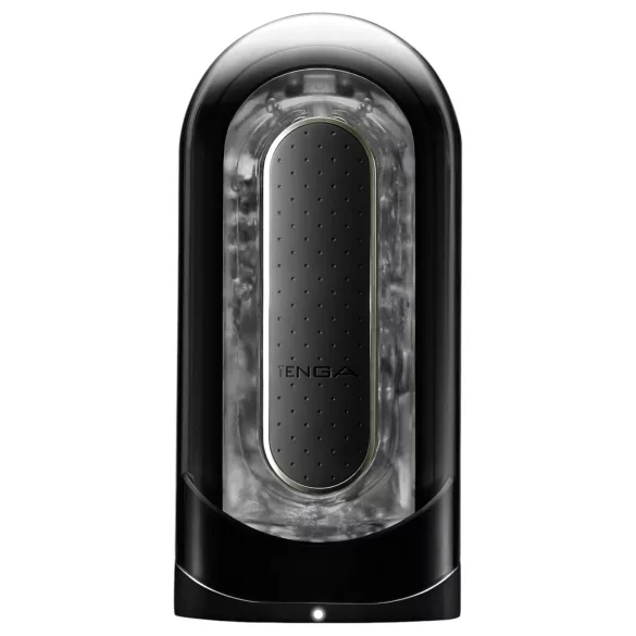 TENGA Flip Zero - vīriešu vibrējošs masturbators melns