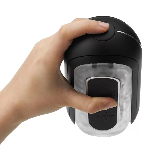 TENGA Flip Zero - vīriešu vibrējošs masturbators melns