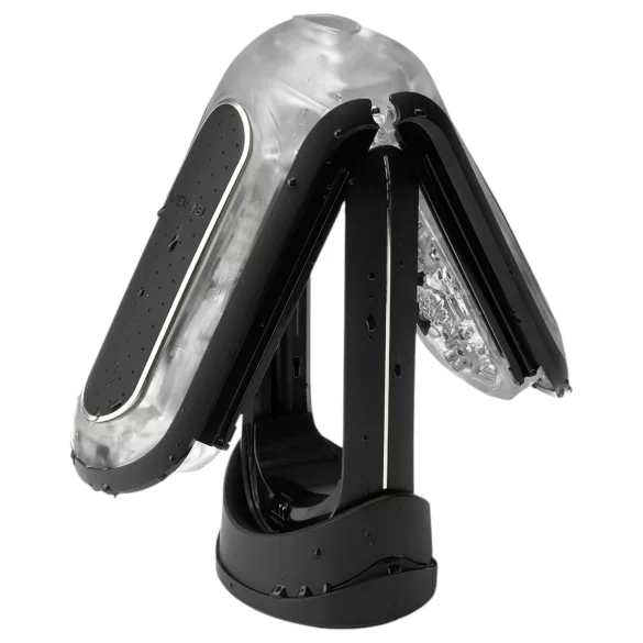 TENGA Flip Zero - vīriešu vibrējošs masturbators melns