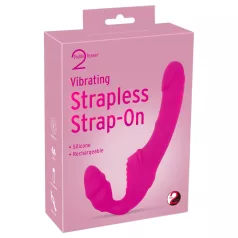   You2Toys - Double2Teaser - uzliekams vibrators bez stiprināšanas siksnas (rozā)