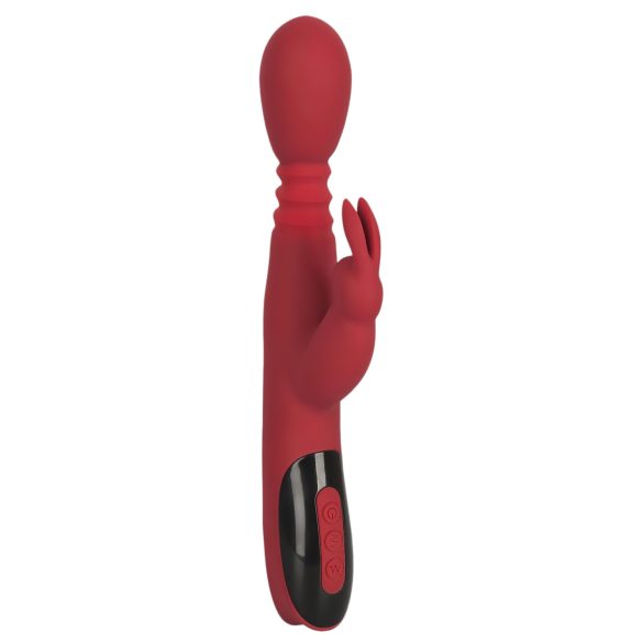 You2Toys Sildošs G-punkta vibrators - sarkans roterējošs masētājs