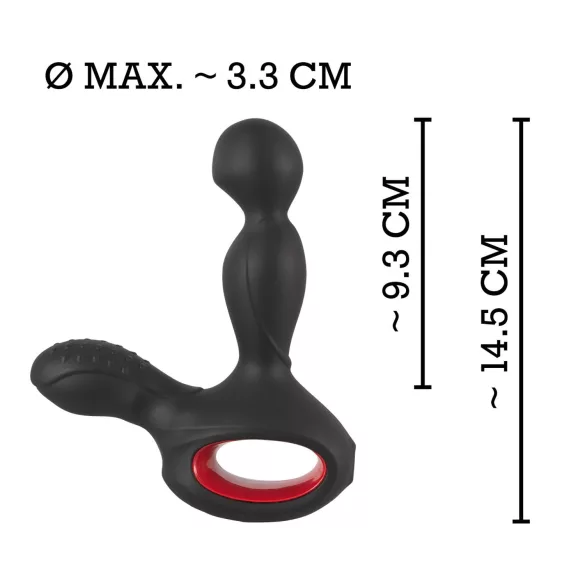 You2Toys masāžas prostatas vibrators ar rotāciju un sildīšanu melns