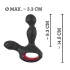 You2Toys masāžas prostatas vibrators ar rotāciju un sildīšanu melns