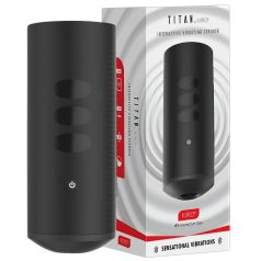   Kiiroo Titan Pieredze - uzlādējams interaktīvais masturbators (melns)