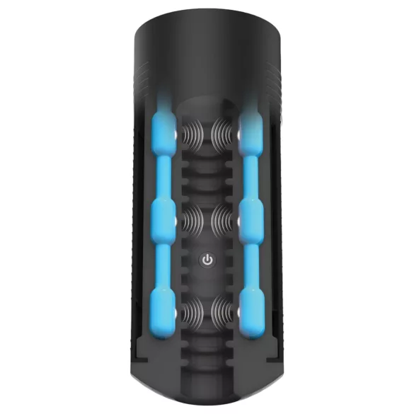 Kiiroo Titan Experience - uzlādējams interaktīvs masturbators (melns)