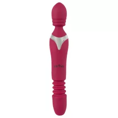 Javida Thrusting - 3 vienā masāžas vibrators (sarkans)