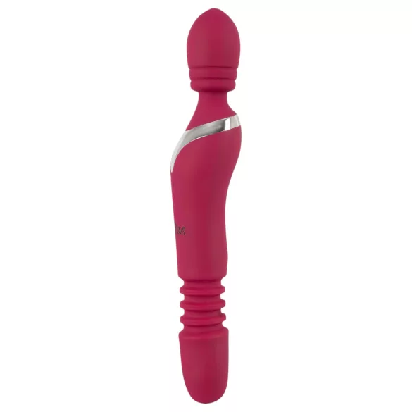 Javida Thrusting - 3 vienā masāžas vibrators (sarkans)