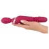 Javida Thrusting - 3 vienā masāžas vibrators (sarkans)