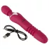 Javida Thrusting - 3 vienā masāžas vibrators (sarkans)