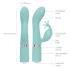 Pillow Talk Kinky - akumulatora, ar 2 motoriem aprīkots G-punkta vibrators (tirkīza)