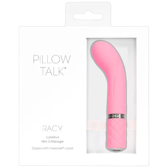 Pillow Talk Racy - uzlādējams, šaurs G‑punkta vibrators (rozā)