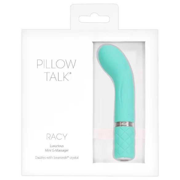 Pillow Talk Racy - G-punkta vibrators uzlādējams šaurs tirkīza
