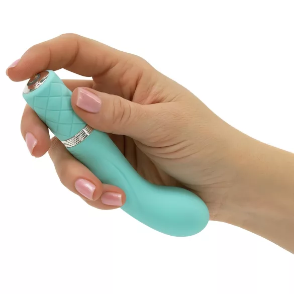 Pillow Talk Racy - G-punkta vibrators uzlādējams šaurs tirkīza