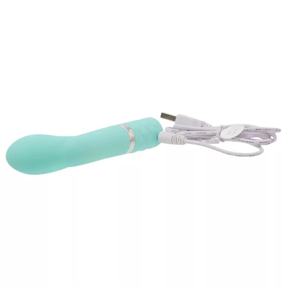 Pillow Talk Racy - G-punkta vibrators uzlādējams šaurs tirkīza