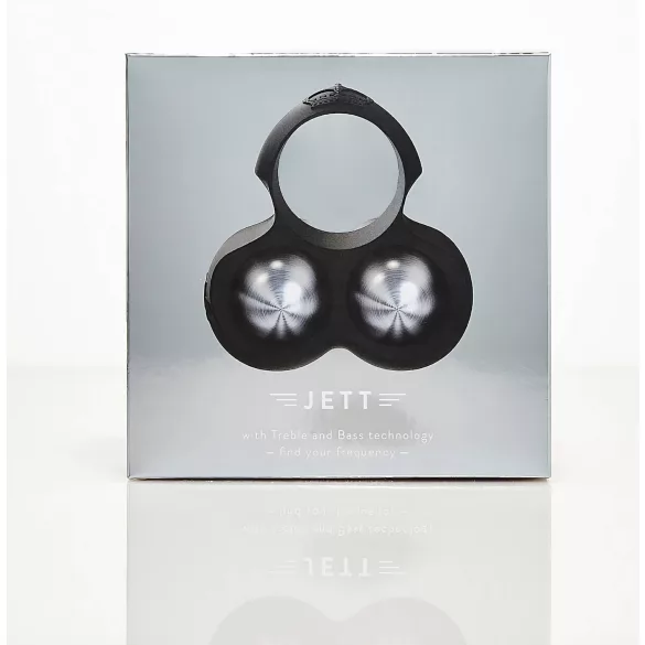 HOT Octopuss JETT - vīriešu vibrators ar 2 motoriem melns