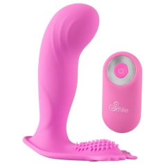   SMILE G-punkta biksītes - uzlādējams, tālvadāms vibrators (rozā)