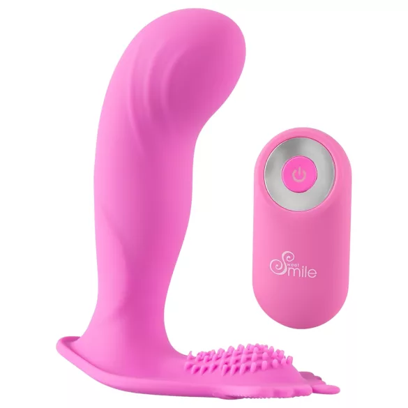 SMILE G‑Spot Biksītes - valkājams akumulatora, radiosignāla vibrators (rozā)