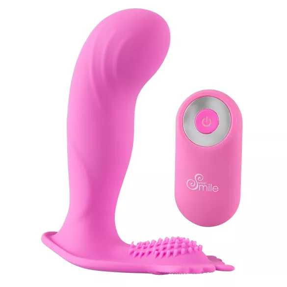 SMILE G‑Spot Biksītes - valkājams akumulatora, radiosignāla vibrators (rozā)