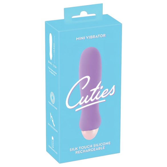Cuties Mini stienīša vibrators ar akumulatoru, silikons, violets