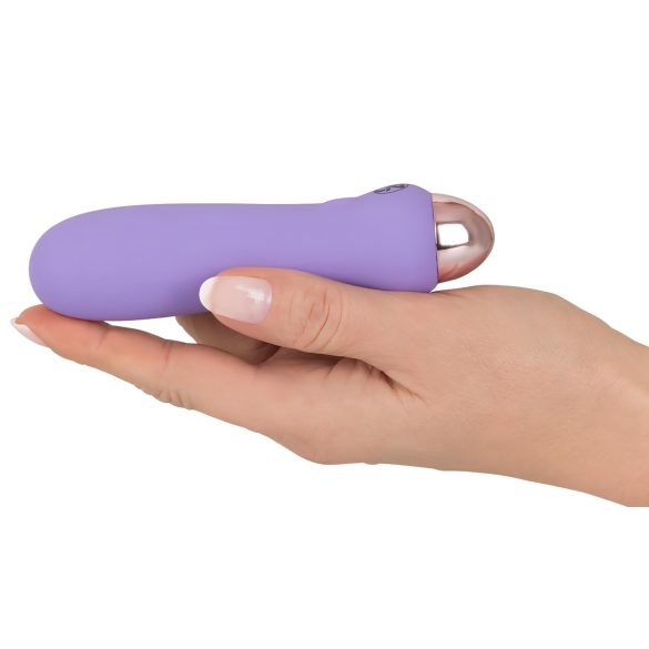 Cuties Mini stienīša vibrators ar akumulatoru, silikons, violets