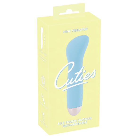 Cuties Mini Blue - uzlādējams G-punkta vibrators, tirkīza