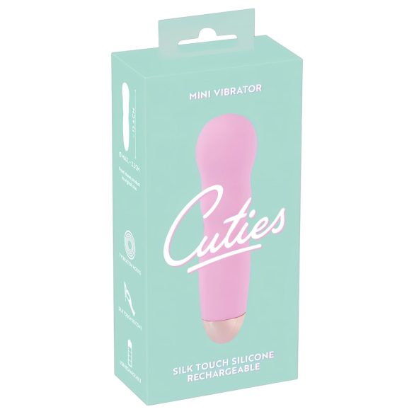 Cuties Mini Rose - uzlādējams viļņains vibrators (rozā)