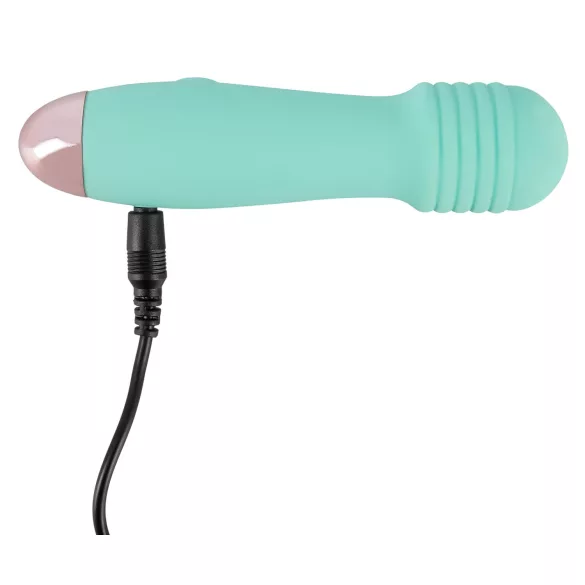 Cuties mini masāžas vibrators, uzlādējams, zaļš