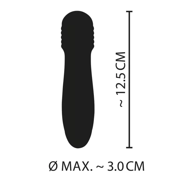 Cuties mini masāžas vibrators, uzlādējams, zaļš