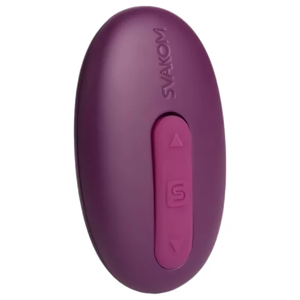 Svakom Elva - vibrējošā olīte ar pulti uzlādējama violeta