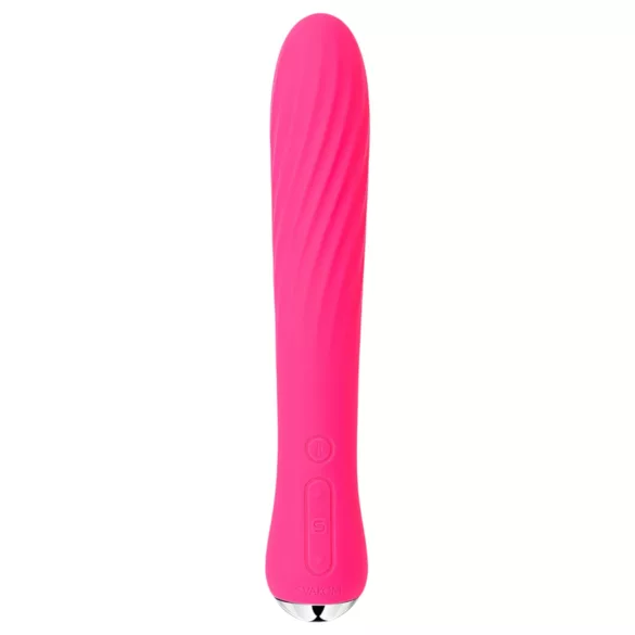Svakom Anya - uzlādējams sildošs vibrators stienis sarkans